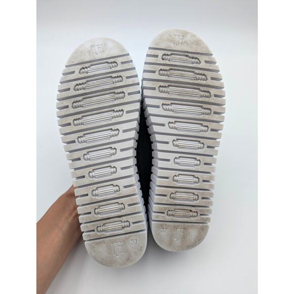 Ilse Jacobsen Hornbæk Tulip Women's Platform Slip-On Shoes Black Size US7 EU37 - Picture 8 of 10